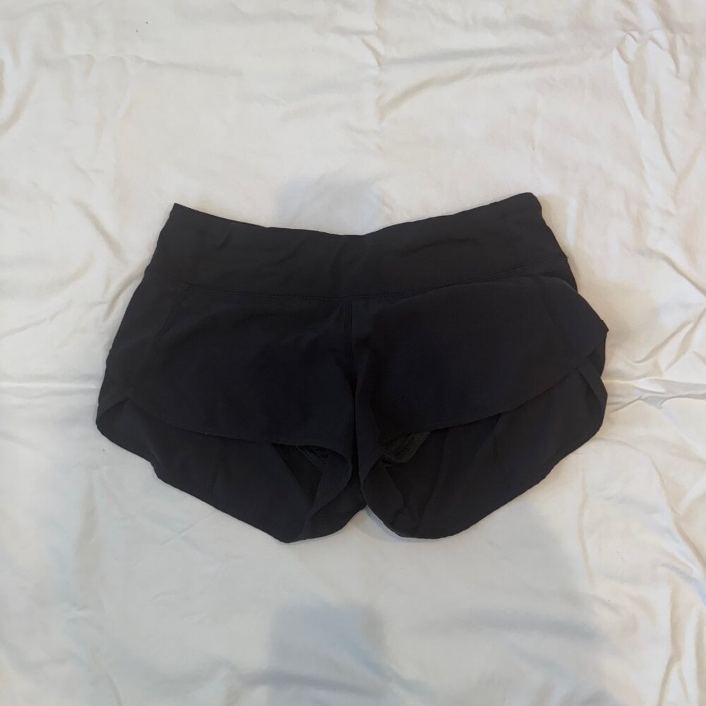 Lululemon black athletic shorts size 4